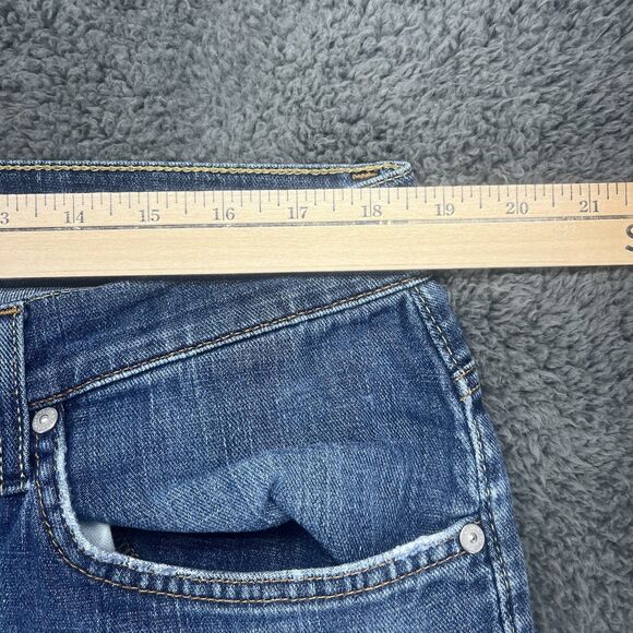 7 For All Mankind Brett Jeans Dark Wash Denim Bootcut Mens Size 36 X 32 Western - Picture 2 of 9